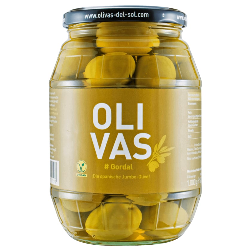 Olivas Gordal die spanische Jumbo-Olive 600g
